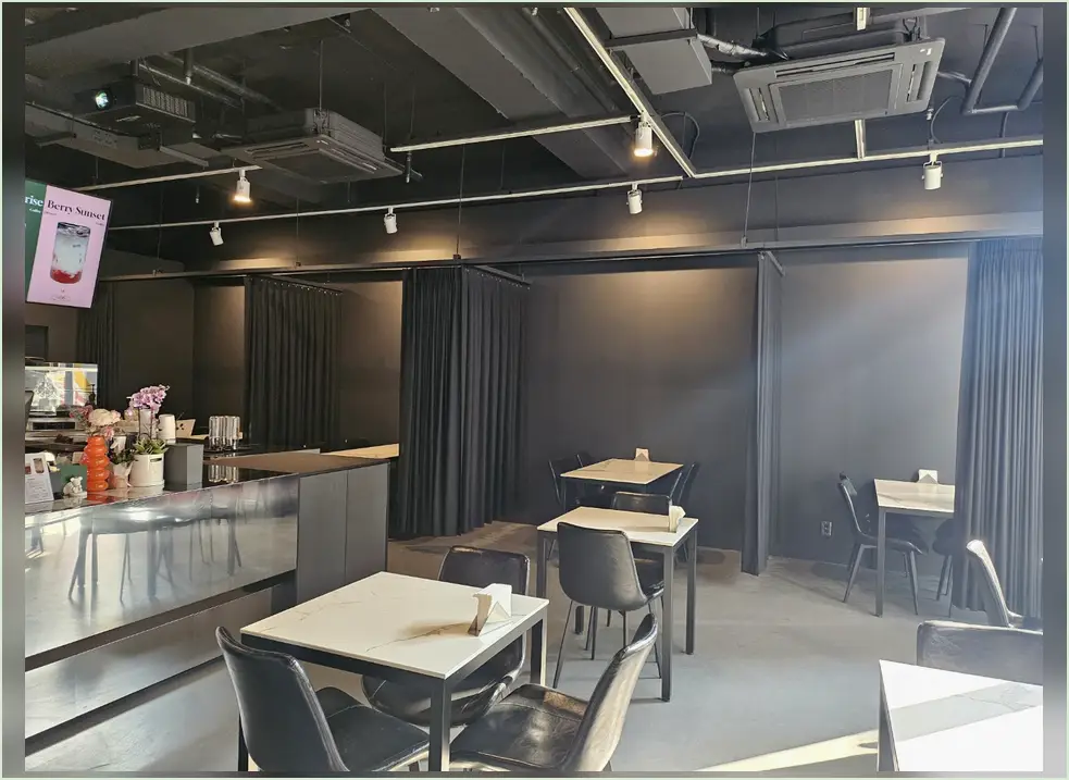 당산 엔터 라운지 인테리어 작업 전후 1